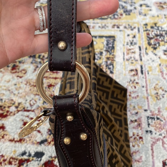 Fendi Zucca Canvas shoulder bag - Picture 5 of 11